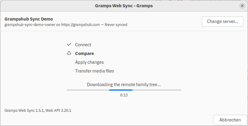 Gramps Web Sync 1.5: Clearer and More Reliable